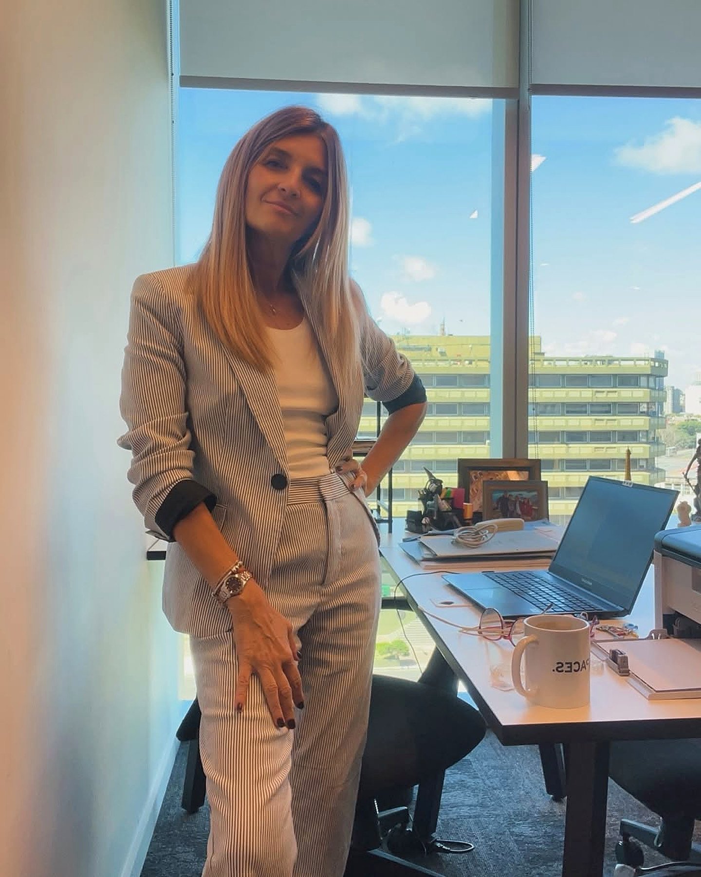 La Dra. Silvana Calcagni en su estudio